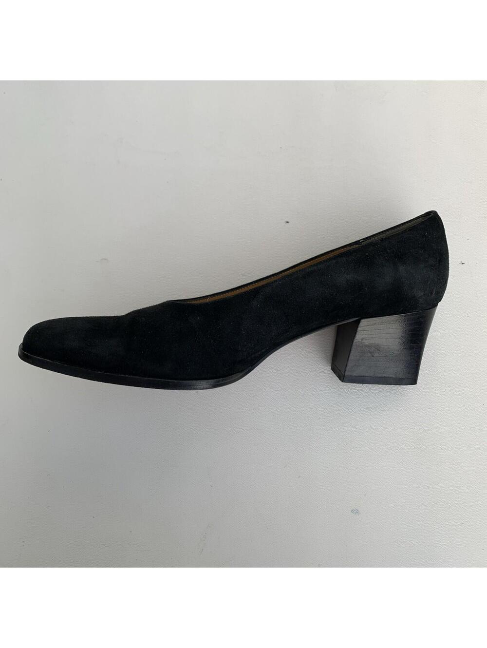 Vintage Ann Taylor Black Shoes Pumps Heels Sz 7.5 Womens True to size - Picture 4 of 11
